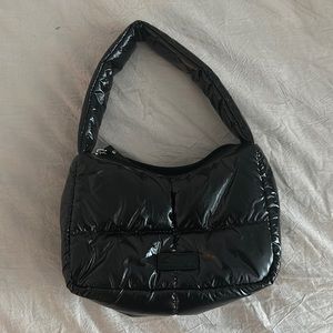 Circus black puffer bag